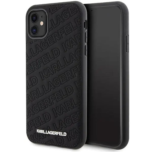 Karl Lagerfeld Quilted K Pattern case for iPhone 11 / Xr - black - Cell phone cases and covers<<<HurtelXML