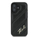 Karl Lagerfeld Quilted Signature iPhone 16 Plus Case - Black - Cell phone cases and covers<<<HurtelXML