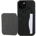 Karl Lagerfeld Saffiano Cardslots and Stand Monogram Choupette case for iPhone 15 - black - Cell phone cases