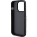 Karl Lagerfeld Saffiano Cardslots and Stand Monogram Ikonik Patch case for iPhone 15 Pro Max - black - Cell phone cases