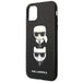 Karl Lagerfeld Saffiano Karl&Choupette Head Case for iPhone 11 Pro 5.8’’ - Black - Cell phone cases