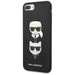 Karl Lagerfeld Saffiano Karl&Choupette Head case for iPhone 7 Plus / iPhone 8 Plus - black - Cell phone cases