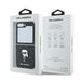 Karl Lagerfeld Saffiano Monogram Ikonik Pin Case for Samsung Galaxy Z Flip 6 - Black - Cell phone cases