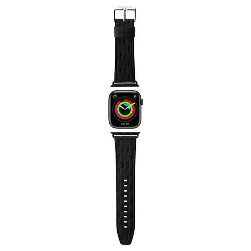 Karl Lagerfeld Saffiano Monogram strap for Apple Watch 38/40/41mm - black - Other cell phone equipment<<<HurtelXML