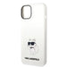 Karl Lagerfeld Silicone Choupette case for iPhone 14 Plus - white - Cell phone cases and covers<<<HurtelXML