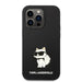 Karl Lagerfeld Silicone Choupette case for iPhone 14 Pro Max - black - Cell phone cases and covers<<<HurtelXML