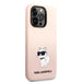 Karl Lagerfeld Silicone Choupette case for iPhone 14 Pro Max - pink - Cell phone cases and covers<<<HurtelXML