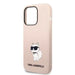 Karl Lagerfeld Silicone Choupette case for iPhone 14 Pro Max - pink - Cell phone cases and covers<<<HurtelXML