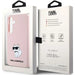 Karl Lagerfeld Silicone Choupette case for Samsung Galaxy S24+ - pink - Cell phone cases and covers<<<HurtelXML