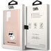 Karl Lagerfeld Silicone Choupette case for Samsung Galaxy S24 Ultra - pink - Cell phone cases and covers<<<HurtelXML