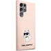 Karl Lagerfeld Silicone Choupette case for Samsung Galaxy S24 Ultra - pink - Cell phone cases and covers<<<HurtelXML