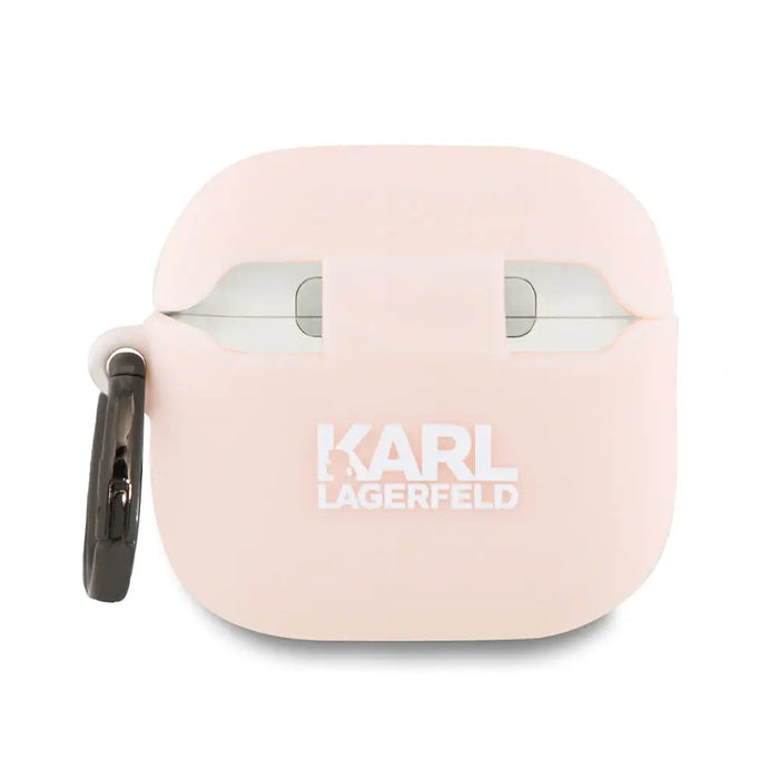 Karl Lagerfeld Silicone Choupette Head 3D Case for AirPods 4 - Pink - Cell phone cases and covers<<<HurtelXML