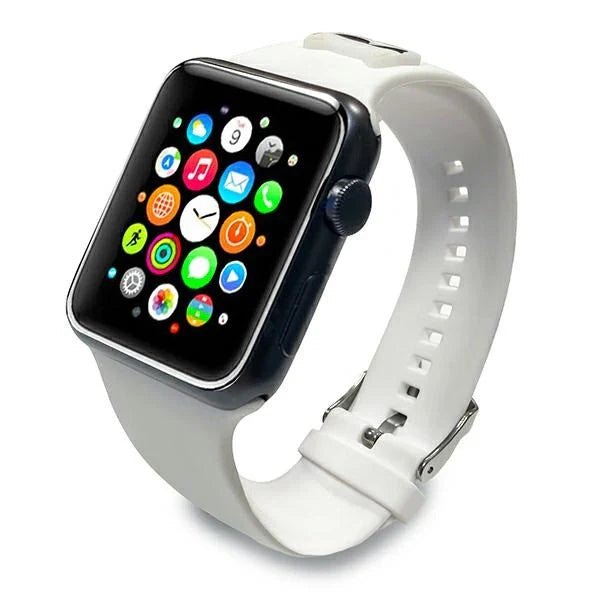 Karl Lagerfeld Silicone Choupette Heads Strap for Apple Watch 38/40/41mm - White - Other cell phone