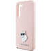Karl Lagerfeld Silicone Choupette Metal Pin case for Samsung Galaxy S23 - pink - Cell phone cases and covers<<<HurtelXML
