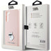 Karl Lagerfeld Silicone Choupette Metal Pin case for Samsung Galaxy S23 - pink - Cell phone cases and covers<<<HurtelXML