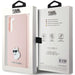 Karl Lagerfeld Silicone Choupette Metal Pin case for Samsung Galaxy S24+ - pink - Cell phone cases