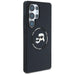 Karl Lagerfeld Silicone Double Heads And Circle MagSafe Samsung Galaxy S25 Ultra case black - Cell phone cases