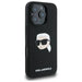 Karl Lagerfeld Silicone Karl Head Print MagSafe iPhone 16 Pro Case - Black - Cell phone cases and covers<<<HurtelXML