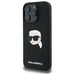 Karl Lagerfeld Silicone Karl Head Print MagSafe iPhone 16 Pro Case - Black - Cell phone cases and covers<<<HurtelXML