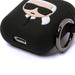 Karl Lagerfeld Silicone Ikonik Case for AirPods 1/2 - Black - Cell phone cases and covers<<<HurtelXML
