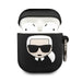 Karl Lagerfeld Silicone Ikonik Case for AirPods 1/2 - Black - Cell phone cases and covers<<<HurtelXML