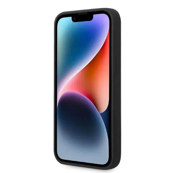 Karl Lagerfeld Silicone Ikonik case for iPhone 14 Plus - black - Cell phone cases and covers<<<HurtelXML