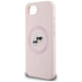 Karl Lagerfeld Silicone Karl&Choupette Heads MagSafe iPhone 16e Case - Pink - Cell phone cases and covers<<<HurtelXML