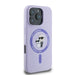 Karl Lagerfeld Silicone Karl&Choupette Heads Ring MagSafe Case for iPhone 16 Pro Max - Purple - Cell phone cases