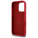 Karl Lagerfeld Silicone Karl&Choupette Heads Ring MagSafe Case for iPhone 16 Pro - Red - Cell phone cases