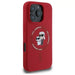Karl Lagerfeld Silicone Karl&Choupette Heads Ring MagSafe Case for iPhone 16 Pro - Red - Cell phone cases