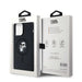Karl Lagerfeld Silicone Karl&Choupette MagSafe case for iPhone 14 Pro Max - black - Cell phone cases