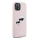 Karl Lagerfeld Silicone Karl&Choupette MagSafe case for iPhone 15 / 14 / 13 - pink - Cell phone cases