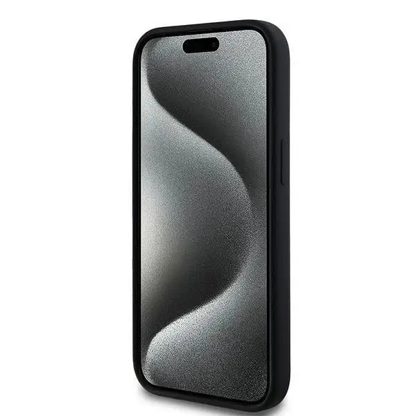 Karl Lagerfeld Silicone Karl&Choupette MagSafe case for iPhone 15 / 14 / 13 - black - Cell phone cases