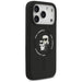 Karl Lagerfeld Silicone Karl&Choupette Ring MagSafe Case for iPhone 17 Pro - Black - Cell phone cases