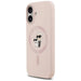 Karl Lagerfeld Silicone Karl&Choupette Ring MagSafe Case for iPhone 17 - Pink - Cell phone cases and covers<<<HurtelXML