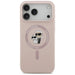 Karl Lagerfeld Silicone Karl&Choupette Ring MagSafe Case for iPhone 17 Pro Max - Pink - Cell phone cases