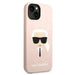 Karl Lagerfeld Silicone Karl`s Head Case for iPhone 14 / 15 / 13 6.1’’ - pink - Cell phone cases and covers<<<HurtelXML