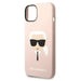 Karl Lagerfeld Silicone Karl`s Head Case for iPhone 14 / 15 / 13 6.1’’ - pink - Cell phone cases and covers<<<HurtelXML