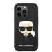 Karl Lagerfeld Silicone Karl’s Head MagSafe case for iPhone 14 Pro Max - black - Cell phone cases and covers<<<HurtelXML