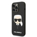 Karl Lagerfeld Silicone Karl’s Head MagSafe case for iPhone 14 Pro Max - black - Cell phone cases and covers<<<HurtelXML