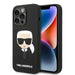 Karl Lagerfeld Silicone Karl’s Head MagSafe case for iPhone 14 Pro Max - black - Cell phone cases and covers<<<HurtelXML