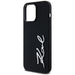Karl Lagerfeld Silicone Metal Script Logo Case for iPhone 14 Pro Max Black - Cell phone cases and covers<<<HurtelXML