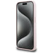 Karl Lagerfeld Silicone Shadow Metal Initial MagSafe iPhone 15 Case Pink - Cell phone cases and covers<<<HurtelXML