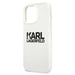 Karl Lagerfeld Silicone Stack Logo Case for iPhone 13 Pro / 13 6.1’’ - White - Cell phone cases and covers<<<HurtelXML