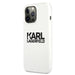 Karl Lagerfeld Silicone Stack Logo Case for iPhone 13 Pro / 13 6.1’’ - White - Cell phone cases and covers<<<HurtelXML