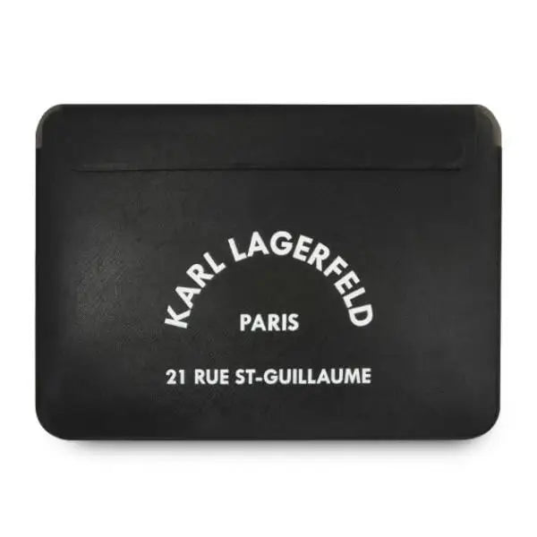 Karl Lagerfeld Sleeve KLCS133RSGSFBK 13’’ black/black Saffiano RSG - Laptop bags<<<HurtelXML