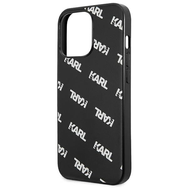 Karl Lagerfeld Allover Case for iPhone 13 Pro / iPhone 13 - Black