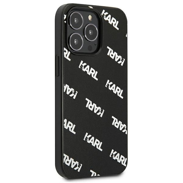 Karl Lagerfeld Allover Case for iPhone 13 Pro / iPhone 13 - Black