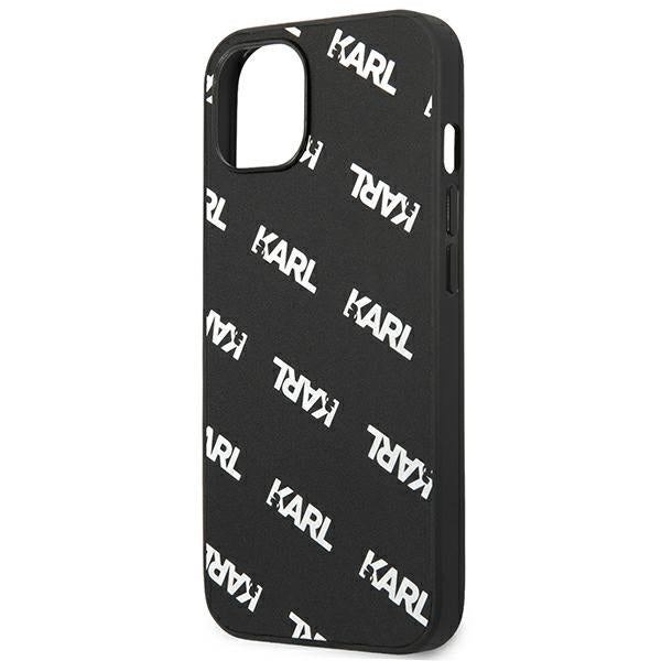 Karl Lagerfeld Allover Case for iPhone 13 mini - Black