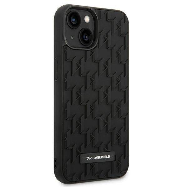 Karl Lagerfeld 3D Monogram Case for iPhone 14 Plus - Black